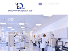 Tablet Screenshot of discoverydiagnosticlab.com